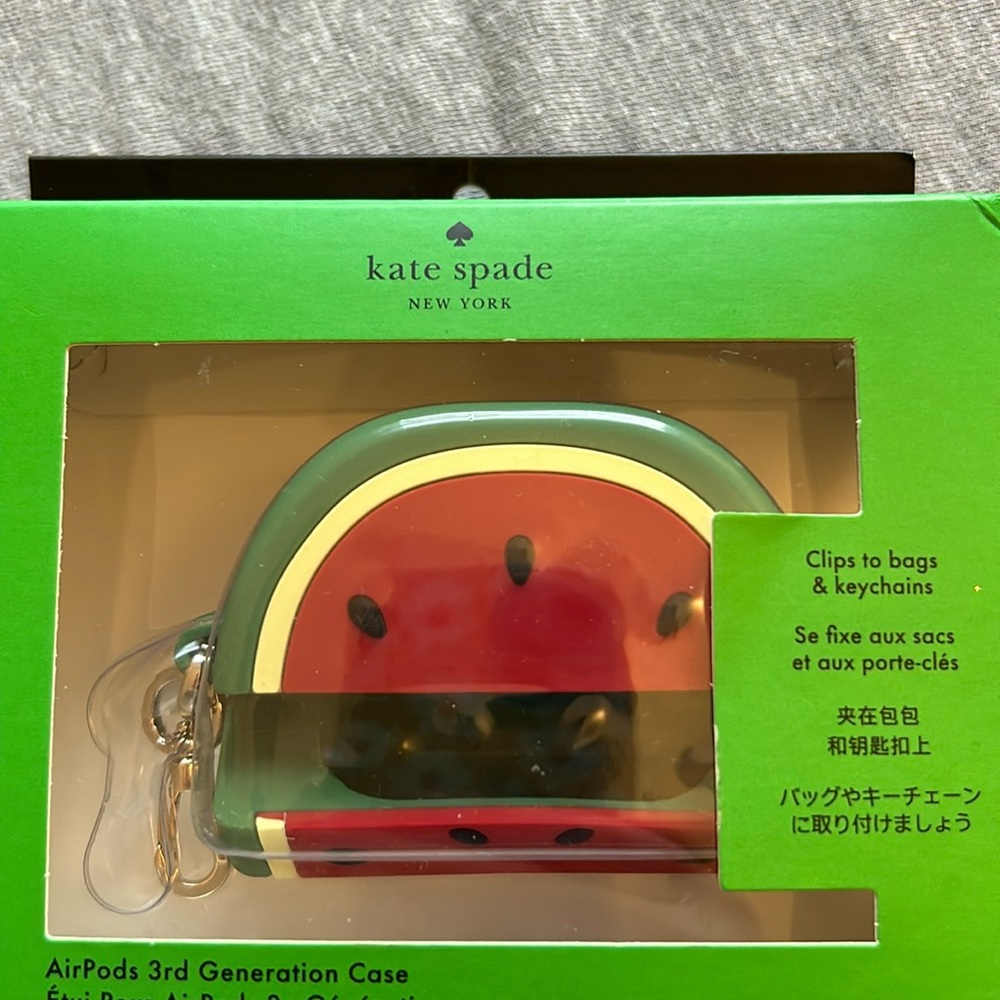 Kate spade watermelon AirPods third generation case